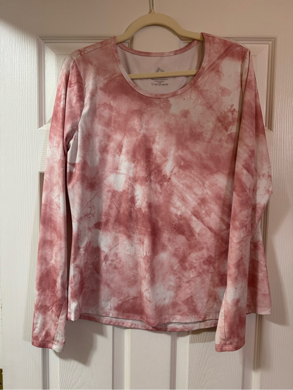 RBX Women's Rose Tie-Dye Long Sleeve Top